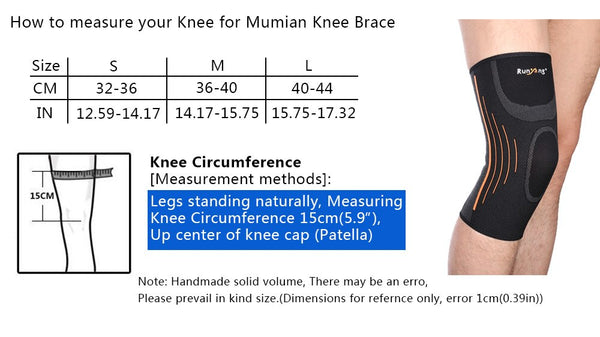 Nylon Elastic Sports Knee Pads - Posturepex