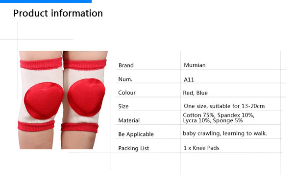 Baby Knee Pad Safety Crawling Elbow - Posturepex