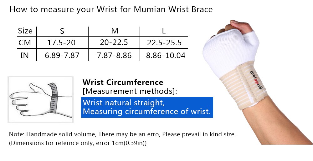 Wristband Wraps Bandage Brace Support - Posturepex