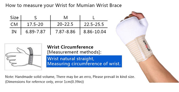Wristband Wraps Bandage Brace Support - Posturepex