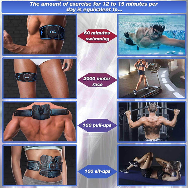 Abdominal Muscle Stimulator Trainer Fitness - Posturepex