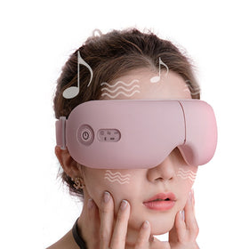 Bluetooth Smart Vibration Eye Massager Eye Care Device Hot Compress Glasses Instrument Music Foldable Eye Protection - Posturepex